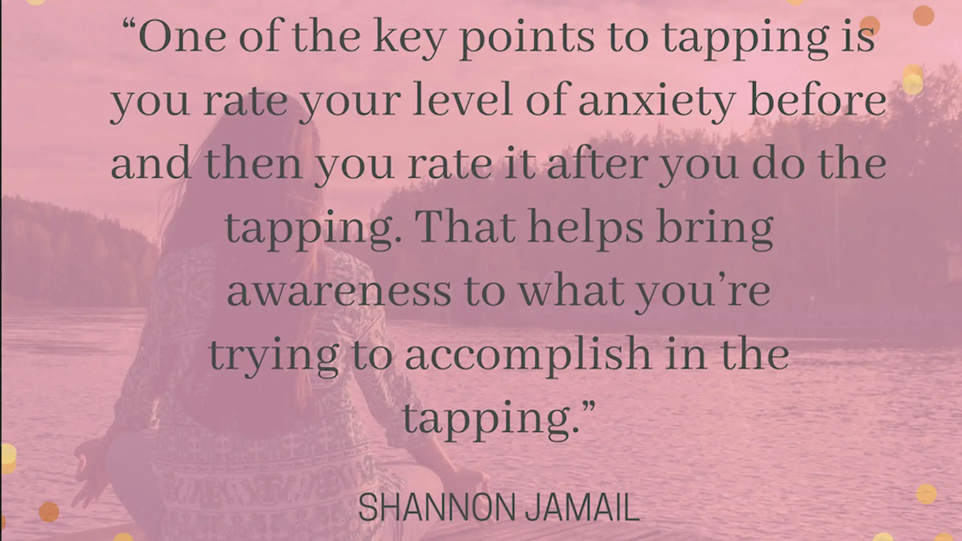 A Different Way to Meditate Using Tapping