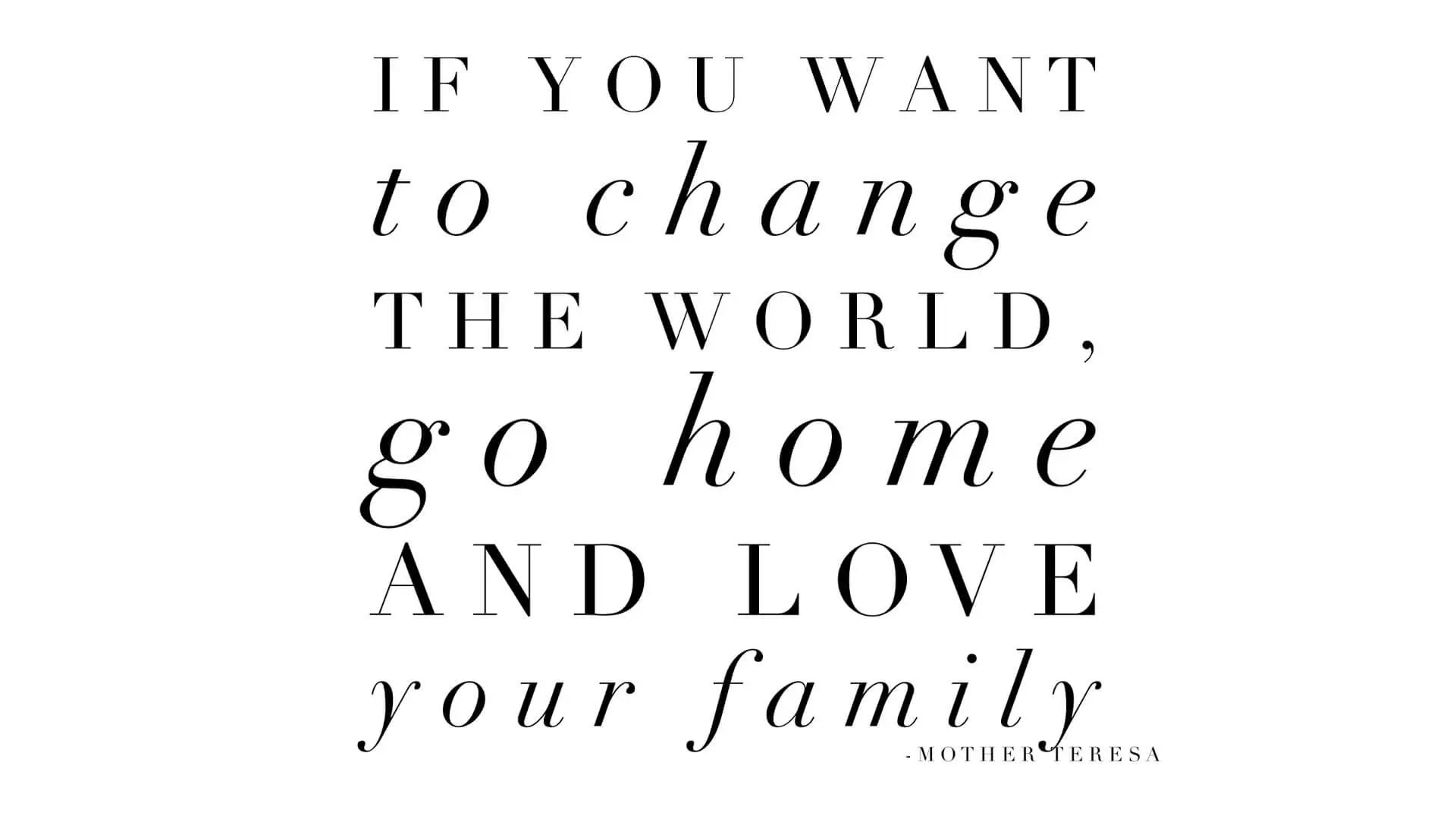 How We Save the World