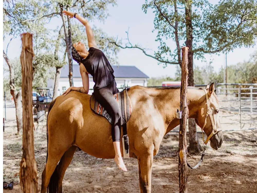 Shannon horse yoga copy