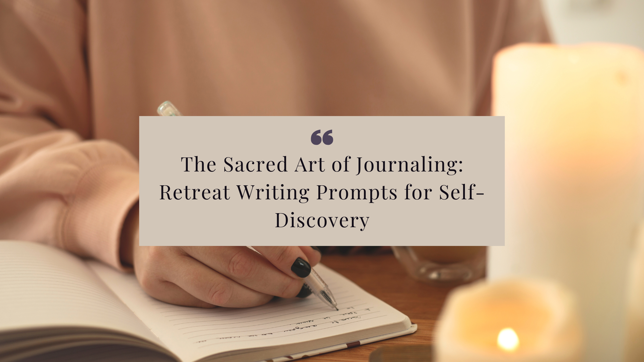 Explore the sacred art of journaling with retreat writing prompts designed for self-reflection, healing, and growth. Learn how to create a personal journaling practice to carry the retreat experience into daily life.