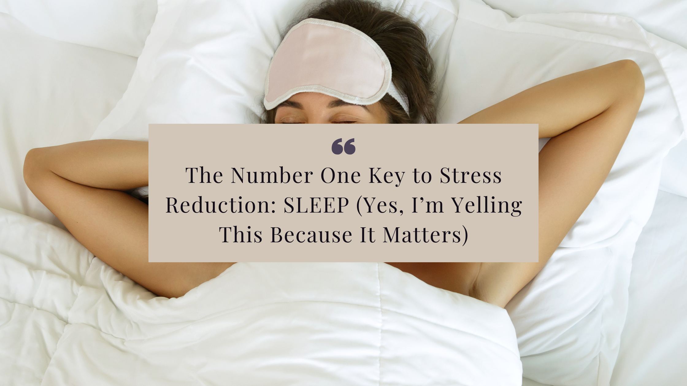 Discover how quality sleep helps stress reduction, supports healing, and why it's a sacred part of transformation at Retreat Ranch.