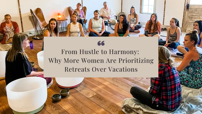 Discover why women are choosing stress reduction retreats over vacations—rest, realign, and return home renewed instead of exhausted.
