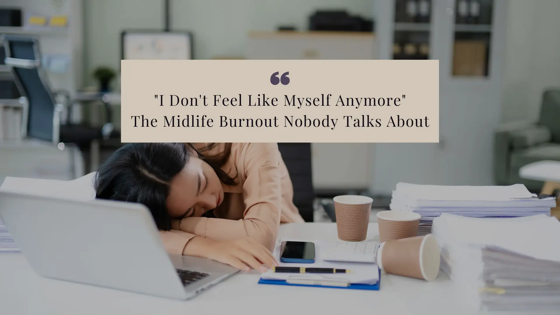 The Midlife Burnout Nobody Talks About and How a retreat for burned out women can help.