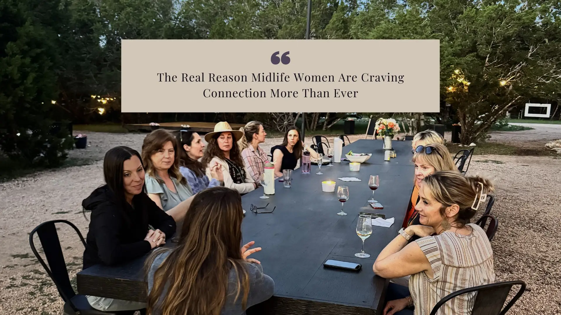 The Real Reason Midlife Women Are Craving Connection More Than Ever