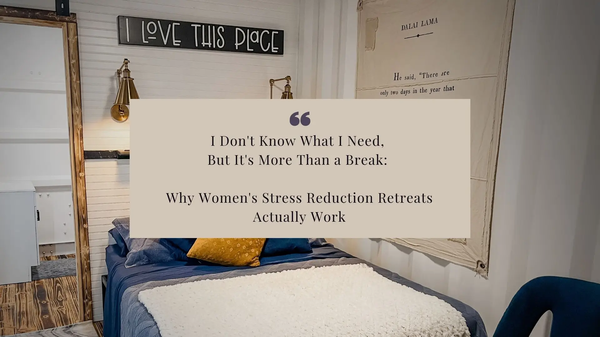 I Don’t Know What I Need, But It’s More Than a Break_ Why Women’s Stress Reduction Retreats Actually Work I Don't Know What I Need, But It's More Than a Break_ Why Women's Stress Reduction Retreats Actually Work
